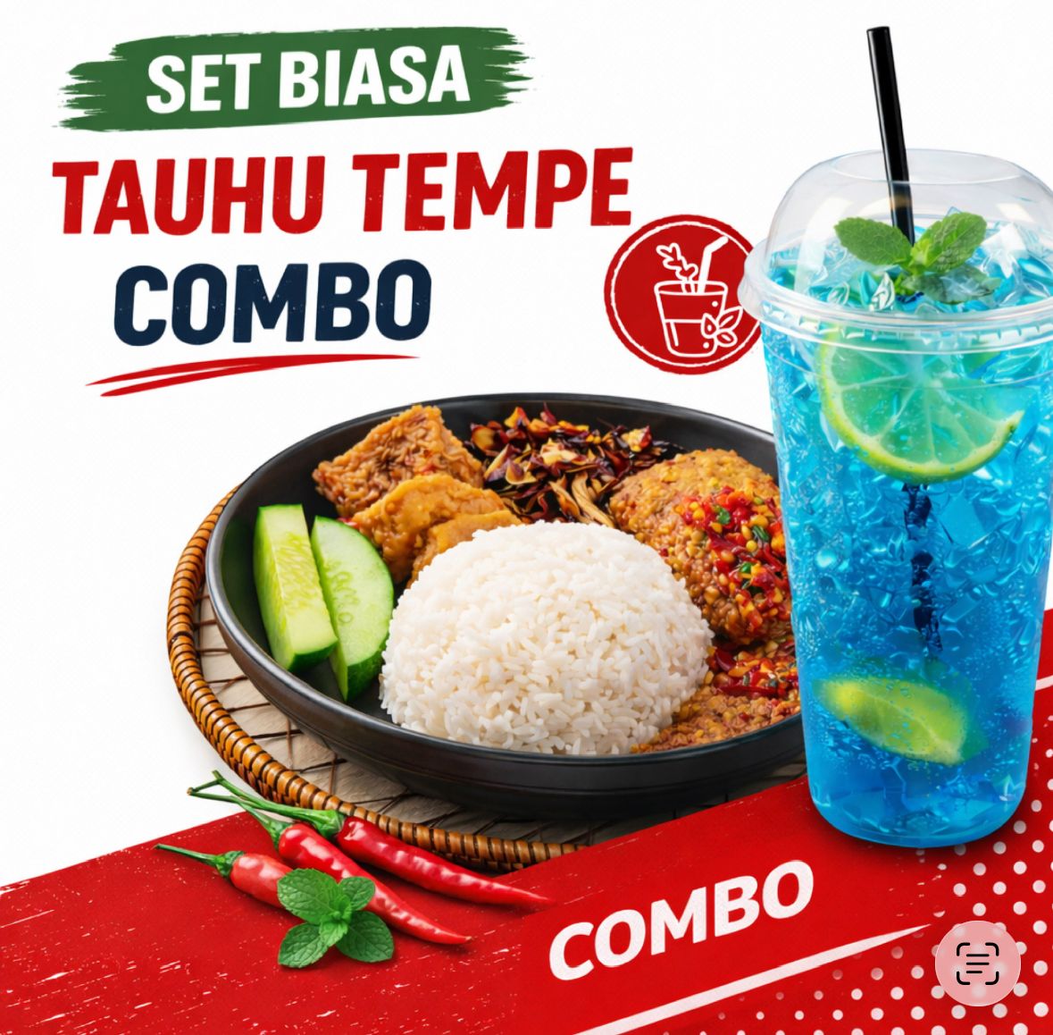 Set Biasa Tauhu Tempe